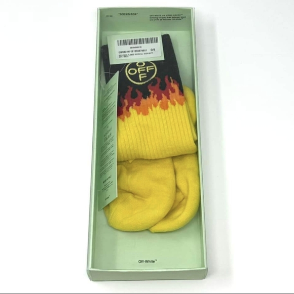 🧦🔥⬛️ OFF-WHITE SOCKS ⬛️🔥🧦✨✨BRAND NEW WITH BOX✨✨ - Picture 3 of 6
